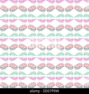 Cloud seamless pattern Stock Vector
