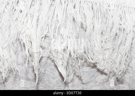 White canvas texture background with filament Stock Photo