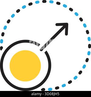 Icon for expand,enlarge Stock Vector