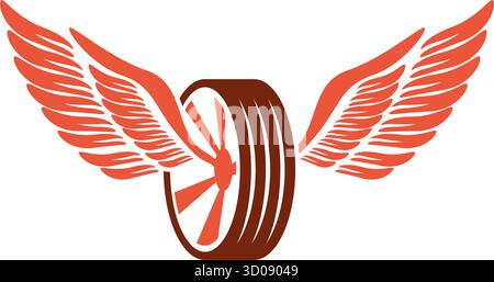 Tires icon logo design illustration Stock Vector