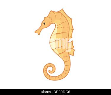 Beautiful Seahorse Sea Animals Illustration Stock Vector