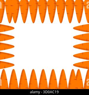 carrot design wallpaper frame design for health related projects nutrition Stock Vector