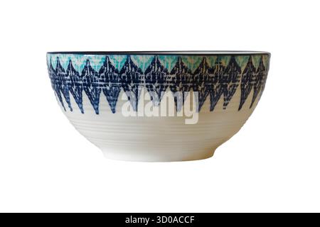 decorative bowl made in Portugal isolated on white background Stock Photo