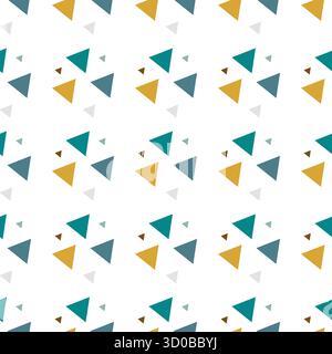 Triangle pattern. geometric simple background. creative and elegant style design Stock Vector