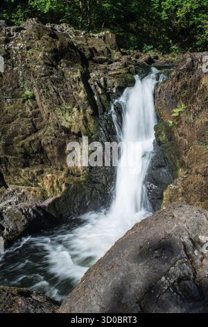 Skelwith Force, Ambleside, Lake District National Park, Cumbria, England Stock Photo