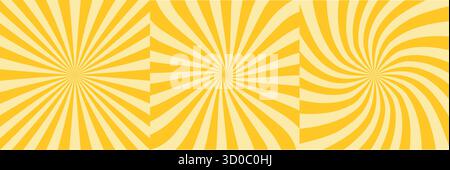 Set of sweet candy abstract vector backgrounds Stock Vector