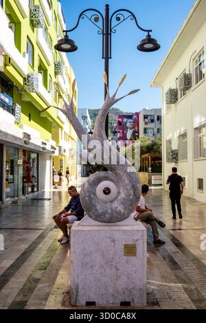 A Colourful Street In The Town Of Marmaris, Mugla Province, Turkey. Stock Photo