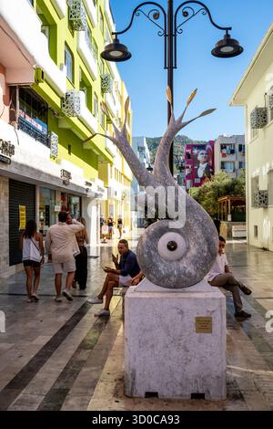 A Colourful Street In The Town Of Marmaris, Mugla Province, Turkey. Stock Photo