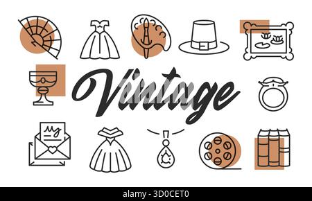 Vintage Poster. Vector Illustration Stock Vector