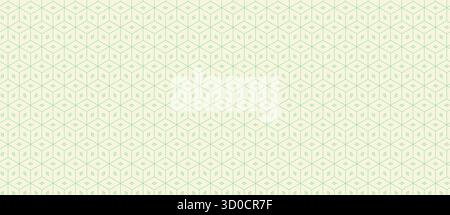 Elegant geometric pattern background featuring a subtle, repeating design of interconnected cubes.  Perfect for website banners, textile prints, or as Stock Vector
