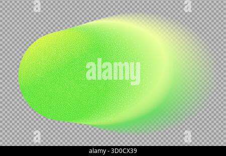 Gradient background green gradation noise transparent white color shape. This abstract set features soft blurs and grainy textures with a watercolor f Stock Vector