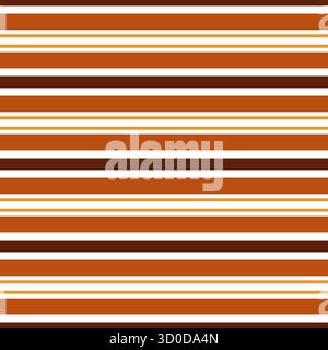Horizontal Stripe Seamless Pattern With Brown Color Stock Vector