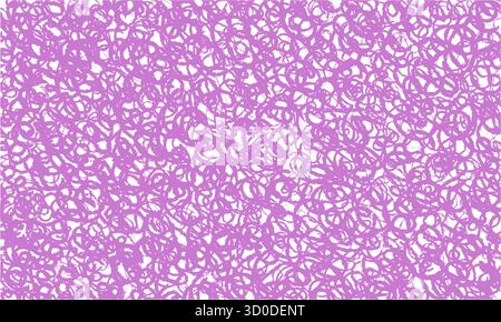 Pink Crayon Rectangle With Scribble Texture Stock Vector