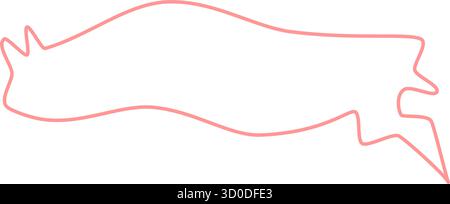 Hand Drawn Squiggle Speech Bubble Banner Stock Vector