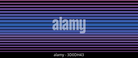 Pattern with color and stripes thickness gradient. Stock Vector