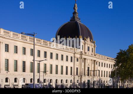 France, Lyon, Hotel-Dieu, Stock Photo