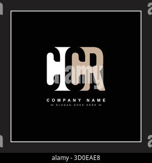 CCR Vector Logo Template - Creative Icon for Initial Letters C, C and R Stock Vector
