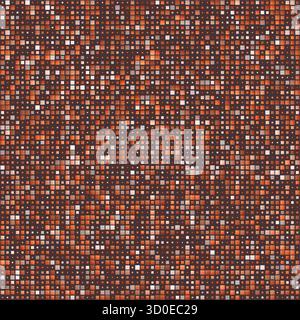 Abstract geometric design. Gradient squares in multiple colors. Rustic brown tones with a muted earthy backdrop. Dazzling vector illustration. Stock Vector