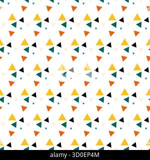 Abstract Triangle Seamless Pattern Vector Stock Vector