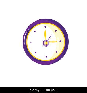 cartoon alarm clock vector icon..perfect for concepts such as waking up or time management Stock Vector