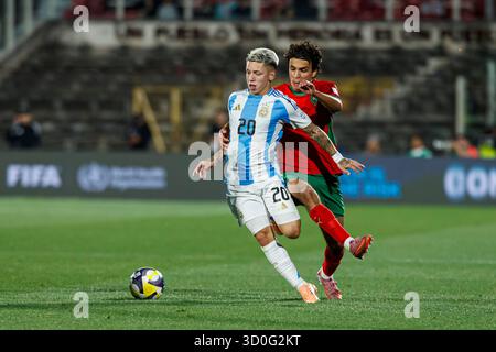 Santiago, Chile - October 19: Ali Maamar of Morocco and Gianluca