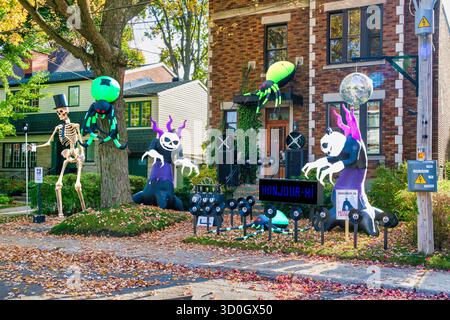 Halloween Display - grand scale Stock Photo