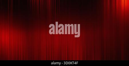 The effect of red light in fast motion on a black background. blurred abstract background with long exposure. neon light .Abstract red banner Stock Photo