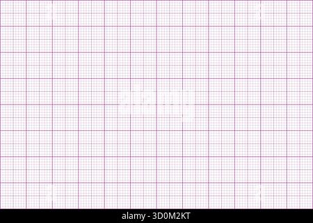 Seamless millimeter graph paper pattern. Blue fine grid for educational and design purposes. Abstract squared background Stock Vector