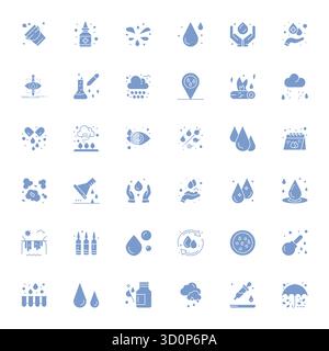 Discover a set of 36 Filled vector icons crafted for the Drops theme, featuring 256x256 Detail Enhanced designs ideal for modern UI/UX projects. Stock Vector