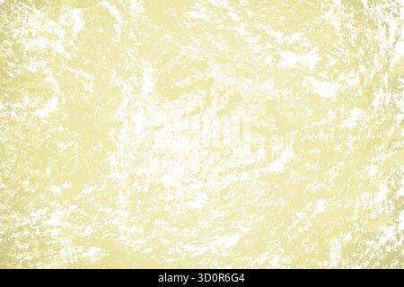 Old grunge pale cream textured background with abstract brushstroke patterns and light gradients. Stock Vector