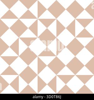 Geometric diagonal cubes seamless vector pattern minimal posters with 20s geometric design. Trendy pattern background for cover design a poster interi Stock Vector