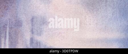 Light lilac abstract watercolor texture background with violet gradient surface, macro. Pastel art backdrop. Stock Photo