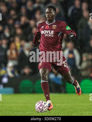 Soungoutou Magassa of West Ham United during the Premier League match ...