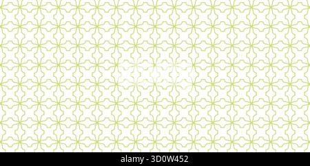 Seamless pattern background texture in geometric ornamental style green colors isolated white backgrounds for fabric, textile, cover, wrapping papers Stock Vector