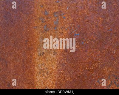 Rusty metal texture, corroded metal plates as abstract background image.Rusted background. Stock Photo