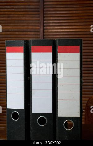 office folders and furniture Stock Photo