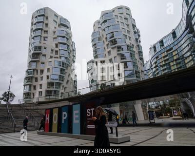 View of Prospect Place designed by Frank Gehry, Battersea Power Station ...