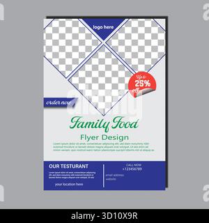 Creative Corporate & Business Flyer Brochure Template Design, abstract business flyer, vector template design. Brochure design, cover, annual report, Stock Vector