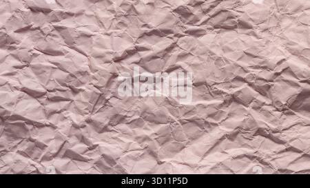Crumpled Pink Paper Texture Background Abstract Wrinkled Surface Stock Photo