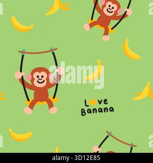 Cute Animal Design Pattern Set Stock Vector