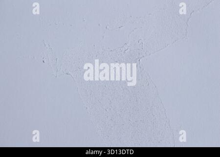 White torn paper poster texture, mockup worn paper design element Stock Photo