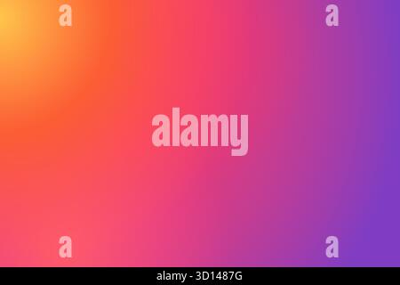 Colorful background featuring a soft radial gradient blending orange, pink, and violet hues in a vibrant circular composition vector illustration Stock Vector