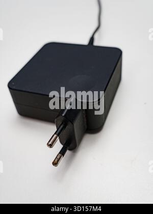 laptop power adapter, computer accessories, isolated on white ...