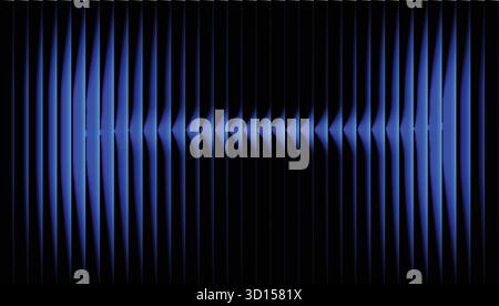 Abstract blue light wave pattern background for design wallpaper and texture art Stock Vector