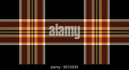 Printing background vector plaid, dog tooth pattern fabric tartan. Hotel seamless texture check textile in black and red colors palette. Stock Vector