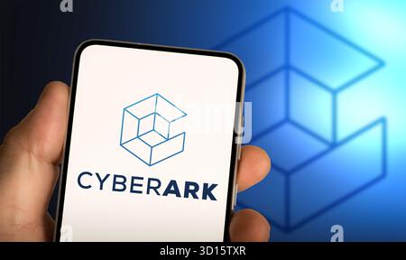 CyberArk company for cybersecurity Stock Photo
