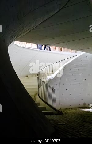 Spiral Exit to the Sky in Benidorm Stock Photo
