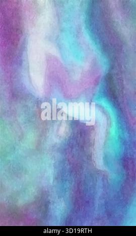vector abstract bright blue, turquoise, purple, lilac watercolor background for design greeting cards and invitations of wedding, birthday Stock Vector