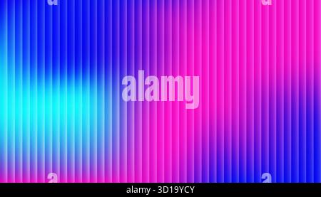 Glass effect gradient striped refracted vector background. Abstract colorful distorted creative bright grainy noise textured backdrop Stock Vector