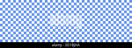 A floor with a chess and blue pattern for a white checkerboard or seamless checkered grid design. Gridded tile Stock Vector
